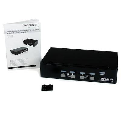 StarTech 4 Port Professional VGA USB KVM Switch with Hub SV431USB -EOL Cheap