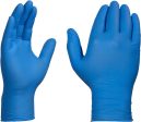 X3 Blue Nitrile 3 Mil Disposable Industrial-Grade Gloves, 3 Mil, Latex & Powder-Free, Food-Safe, Non-Sterile, Lightly Textured Fashion