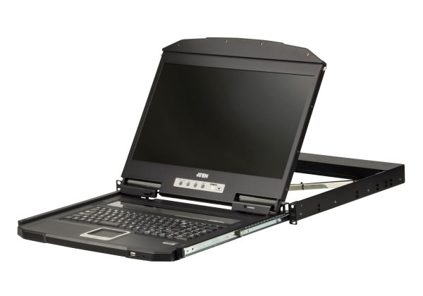 Aten Ultra Short Depth Single Rail WideScreen LCD Console (USB, HDMI)- CL3700NW (1 Year Manufacture Local Warranty In Singapore) Sale